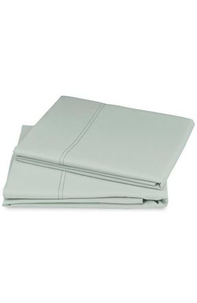 California Design Den Set of 2 Pillowcases - Hotel Luxe 800 Thread Count 100% Cotton Sateen in Soft Celadon at Nordstrom, Size Standard