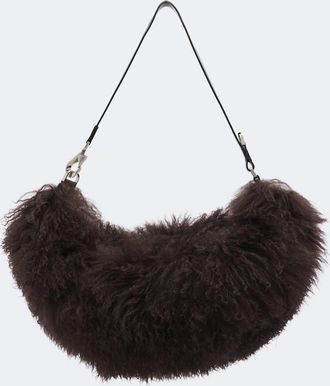 Christophe Lemaire Quiver Clip shearling shoulder bag