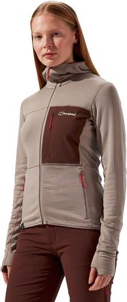 Berghaus Dames Jas met capuchon Berghaus Ridge-Hiker in Taupe