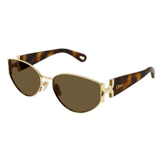 Chlo&eacute; Dames, Accessoires, Bruin, Maat: 59 MM Zijde