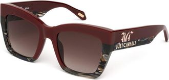 Just Cavalli SJC102V 09FH Womens Sunglasses Burgundy Size 53