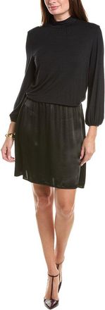 Michael Stars Myla Mock Neck 2-Fer Mini Dress