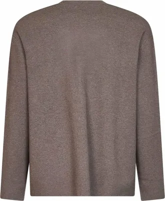 Hev&ograve; Viscose Blend Knit Sweater - Gray