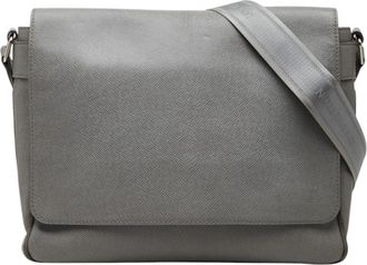 Louis Vuitton Glacier Gray Leather Shoulder Bag (Pre-Owned)