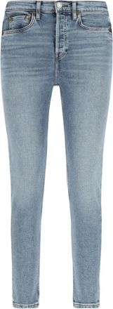 Re/Done Klassieke Skinny Jeans - Dames - Skinny Jeans - Blauw - W31 - Denim - Jeans