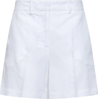 Blanca Vita Silice 3792Diamante Shorts - Dames - Korte Broeken - Wit - S - Leer - Korte Broeken