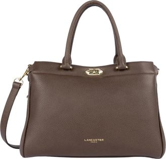 Lancaster Mademoiselle Romy Bruine Handtas - Dames - Handtassen - Bruin - ONE Size - Leer - Tassen