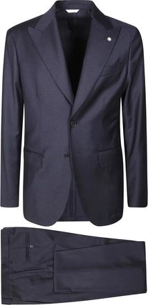 Manuel Ritz Hombre, Trajes, Azul, Talla: S