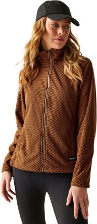 Regatta Womens Heidy Full Zip Fleece Brown