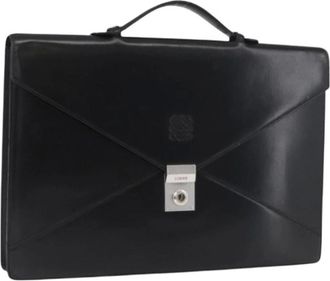 Loewe Pre-owned Handbags, female, Black, Size: ONE SIZE Pre-owned Business Bag