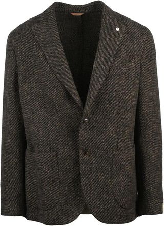 L.B.M. 1911 Giacca Stondata - Heren - Blazers - Zwart - 3XL - Katoen - Jassen