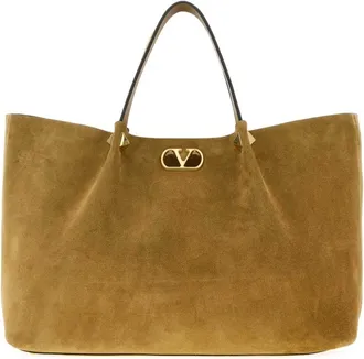 Valentino Garavani Borsa Shopping Grande Rockstud - - Bags - Donna - Beige - ONE SIZE