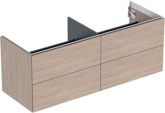 Keramag Geberit One Mueble Bajo Lavabo Para Encimera, 4 Cajones