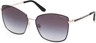 Guess Sunglasses, female, Black, 59 MM, Square Sunglasses