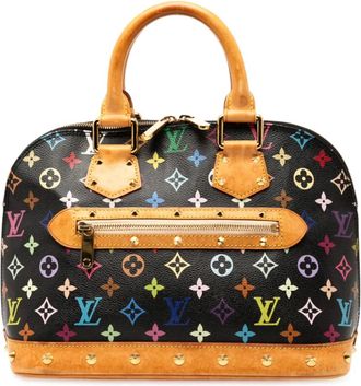 Louis Vuitton Borsa a mano Multicolore Alma PM con monogramma 2003 - Nero