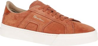 Santoni Low-Top Sneaker - Dbs Sf6 Double Buckle Sneakers Brown - Gr. 8 - in Braun - für Damen