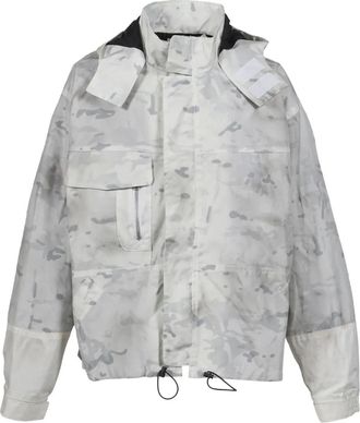 Alexander Digenova Giacca con stampa camouflage - Bianco