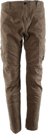 C.P. Company C.p. Company, Heren, Broeken, Bruin, Maat: XL Satijn