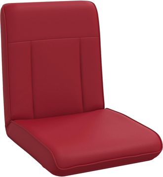 vidaXL Sill&oacute;n Ajustable Rojo Vino Cuero Sint&eacute;tico Vidaxl