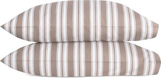 Matouk Elio Set of 2 Pillowcases in Mocha at Nordstrom, Size Standard