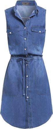 SS7 New Womens Party Denim Blue Shirt Vintage Summer Dress Sizes 8-14 (UK - 12, Denim Blue)