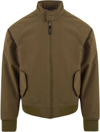 Aquascutum Stijlvolle Bomberjack - Heren - Bomber jackets - Groen - L - Katoen - Jassen