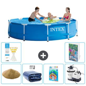 Intex Piscina Con Estructura Redonda - 305x76 Cm - 7-piezas S36