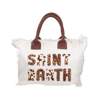 MC2 Saint Barth Tote Bags, female, White, Size: ONE SIZE Vanity Shoulder Bag