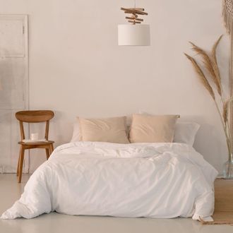 Happy Friday Funda n&oacute;rdica 100% algod&oacute;n blanco 140x200 cm (cama 80)