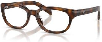 Prada 52mm Phantos optical glasses in Tortoise at Nordstrom