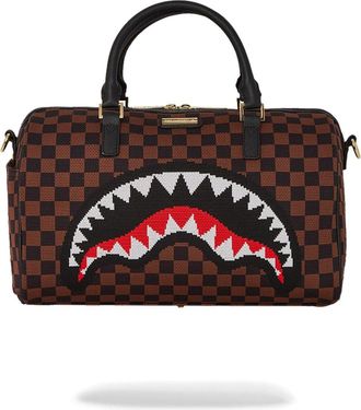 Sprayground Unisex Kyotoknit Sharks in Paris Mini Duffle - Brown - One Size