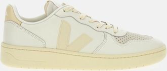 Veja White Lace Up Sneakers