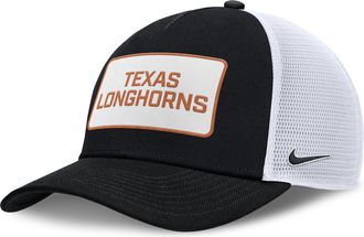 Nike Texas Sideline Gameday Rope Nike Unisex College Trucker Adjustable Hat in Black | NC97093NTXE-Z6W