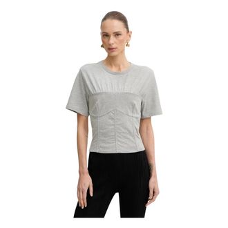 Patrizia Pepe Mujer, Camisetas, Gris, Talla: L
