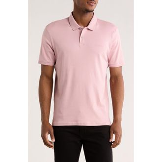 Calvin Klein Liquid Touch Interlock Cotton Polo in Zephyr at Nordstrom Rack, Size Xx-Large