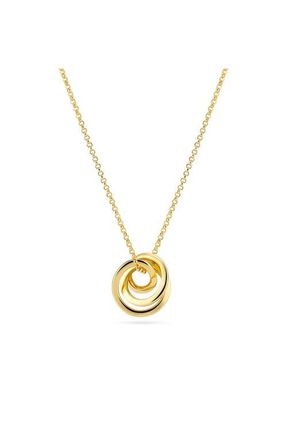 Sif Jakobs Jewellery Necklace Spirale Pianura in 18K Gold Plated at Nordstrom, Size Small