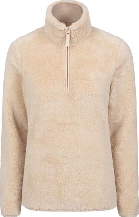 Mountain Warehouse Dames/Dames Teddy Fleece Quarter Zip Fleece Top (Beige)
