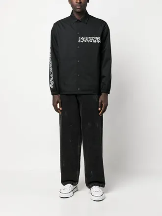 Junya Watanabe Keith Haring-Print Nylon Jacket - Black