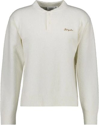 Axel Arigato Tag Sweater - Dames - Ronde hals truien - Wit - XL - Katoen - Truien & Vesten