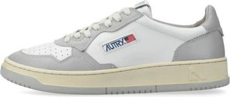 Autry (WMNS) Autry Medalist Low Leather Grey White AULW-WB10