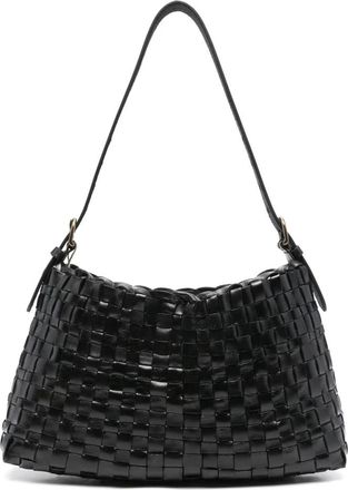 Dragon Diffusion Hobo Salvage Irregular Woven - Dames - Tassen - Zwart - Maat: ONE Size Zijde