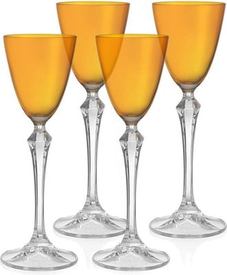 Barski Set Of 4 Vivid 3Oz Liquor Glasses