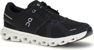 On Mens Cloud 6 Sneakers Black | White