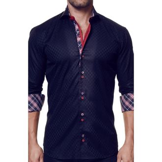 Maceoo Mini Panam Square Button-Up Shirt in Black at Nordstrom, Size Xxx-Large