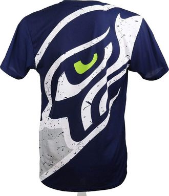 New Era Seattle Seahawks Navy Big Logo Back T-Shirt