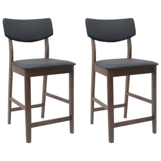 vidaXL Sillas De Comedor 2 Pcs Marr&oacute;n Claro 48 X 49 X 95 Cm Vidaxl