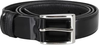 Hogan Double Leather Belt in Black