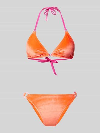 Banana Moon Banana Moon Bikini-Set mit Logo-Applikatin Modell YEROOAKA NEOSUN in Orange, Gr&ouml;&szlig;e XL