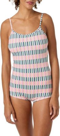 O'Neill Shadow Bay Performance Surf One-Piece Swimsuit in Pink Multi Colored at Nordstrom, Size Xx-Large