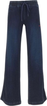Diesel Jeans, Dames, Blauw, W26, Wide Jeans